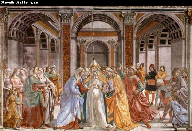 GHIRLANDAIO, Domenico Marriage of Mary